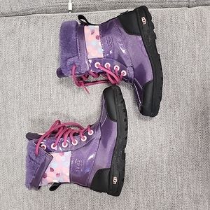 UGG Butte II Waterproof Snow Purple Boots Size USA 13 kids